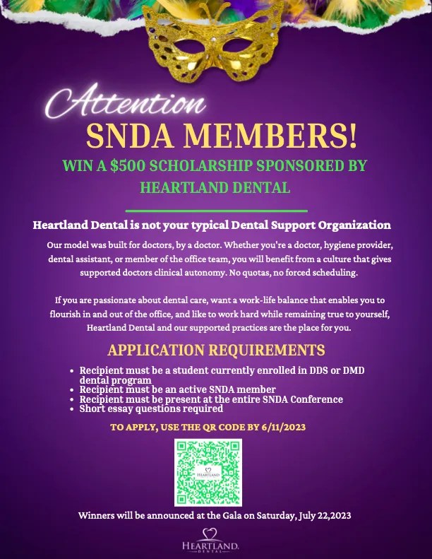 SNDA Scholarship Flyer