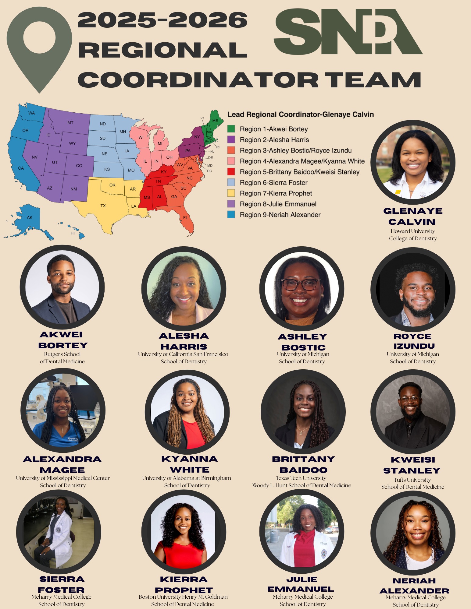Meet the SNDA Regional Coordinator Team