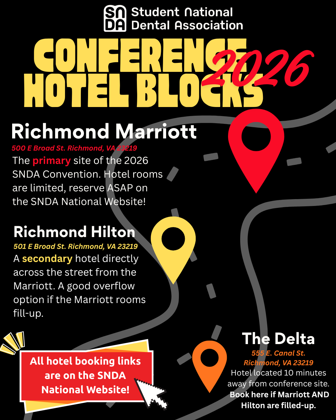 SNDA54 conference hotels