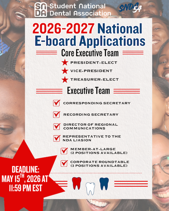 2026 SNDA E-Board Application Announcement