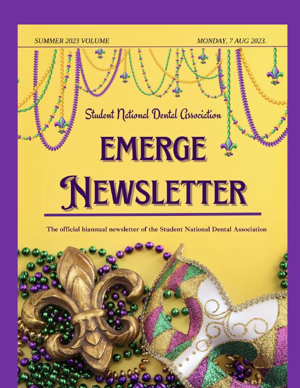 Summer 2022–23 EMERGE newsletter cover